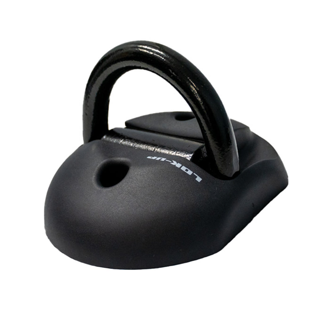 Lok Up - Heavy Duty 75mm Black Floor Mount