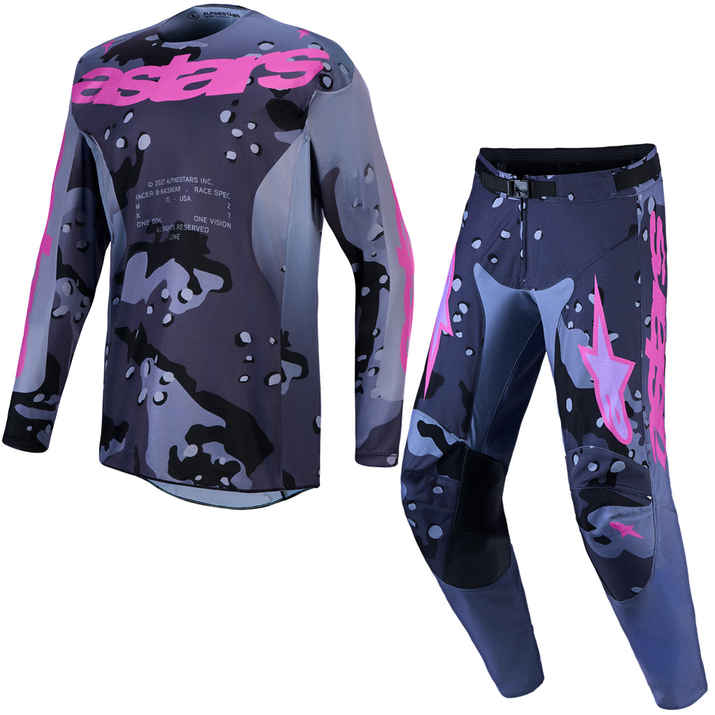 Alpinestars - 2027 Racer Lone Gray Camo/Purple MX Combo