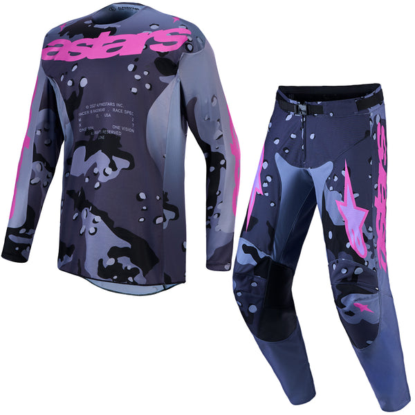 Alpinestars - 2027 Racer Lone Gray Camo/Purple MX Combo