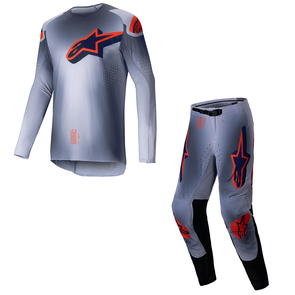 Alpinestars - 2025 Supertech Lipan Gray Orange MX Combo