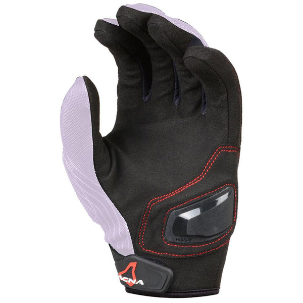 Macna - Trace White/Black/Red Short Gloves