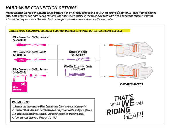Macna - Gloves, Flexi Extension Cable 09