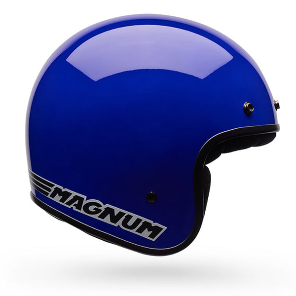 Bell - Magnum Solid Blue Open Face Helmet