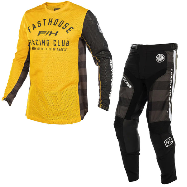 Fasthouse - Grindhouse Air Cooled Club Marigold MX Combo