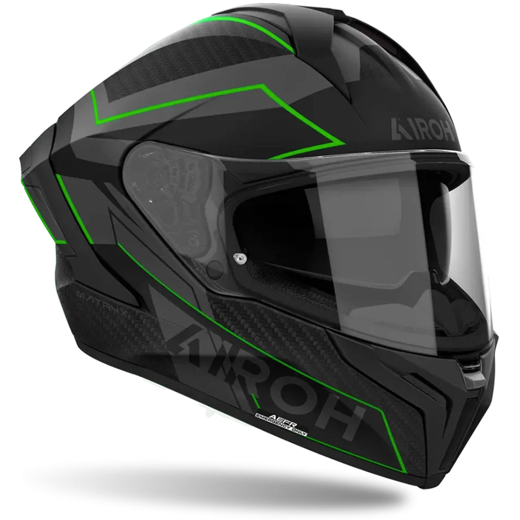 Airoh - Matryx Sentinel Black/Green Helmet