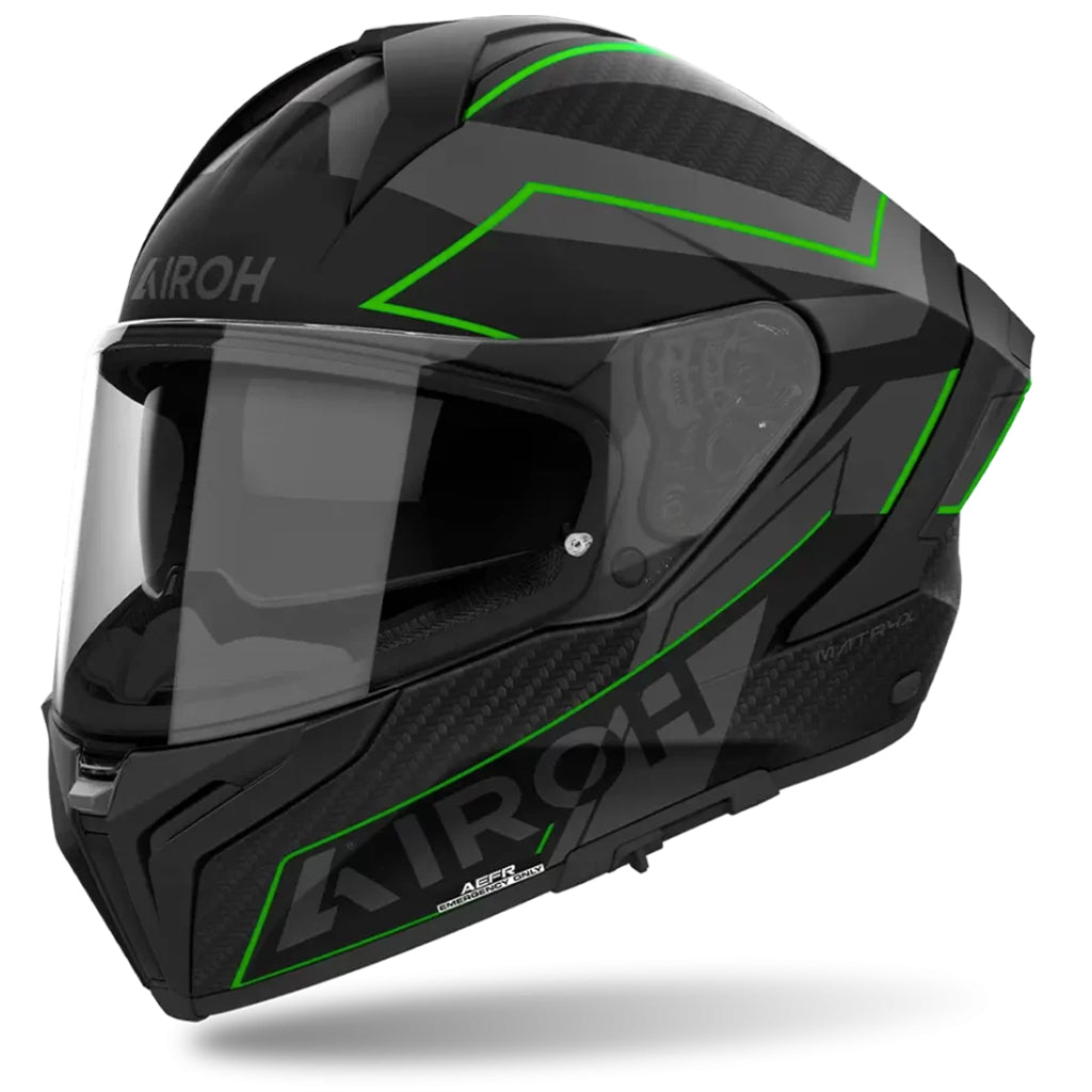 Airoh - Matryx Sentinel Black/Green Helmet