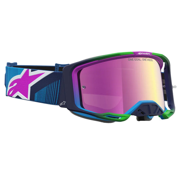 Alpinestars - Vision 8 Maven Blue/Purple Mirror Lens Goggle