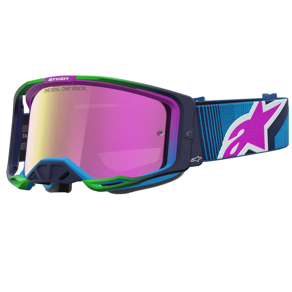 Alpinestars - Vision 8 Maven Blue/Purple Mirror Lens Goggle