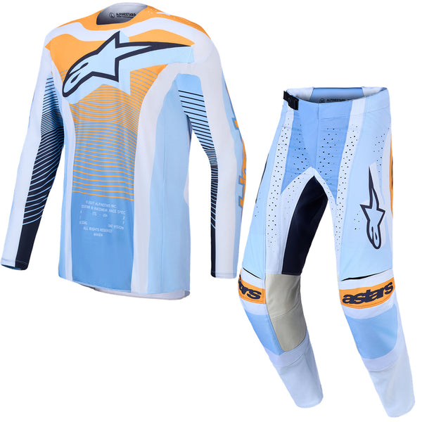 Alpinestars - 2027 Techstar Maven Dust Blue/Tangerine/Black MX Combo