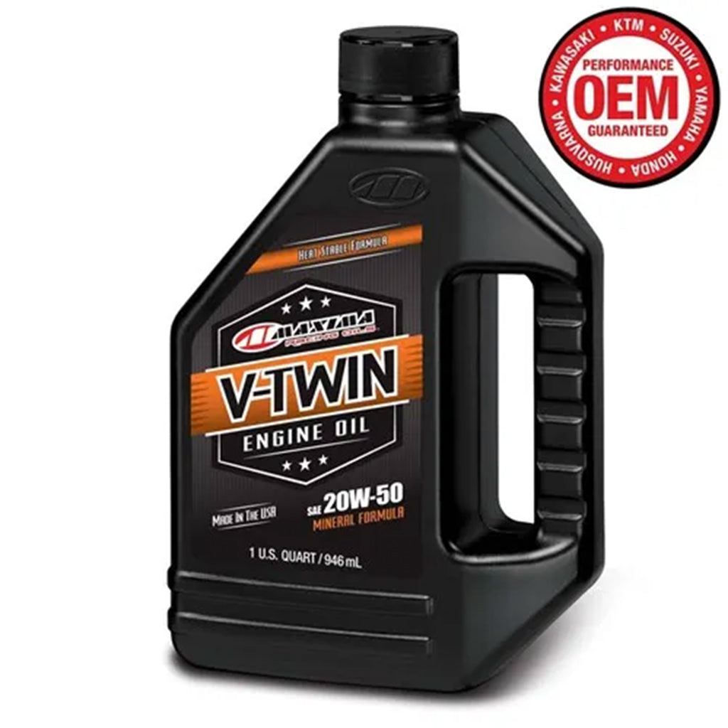 Maxima - V-Twin Mineral 20W50 Oil - 1L