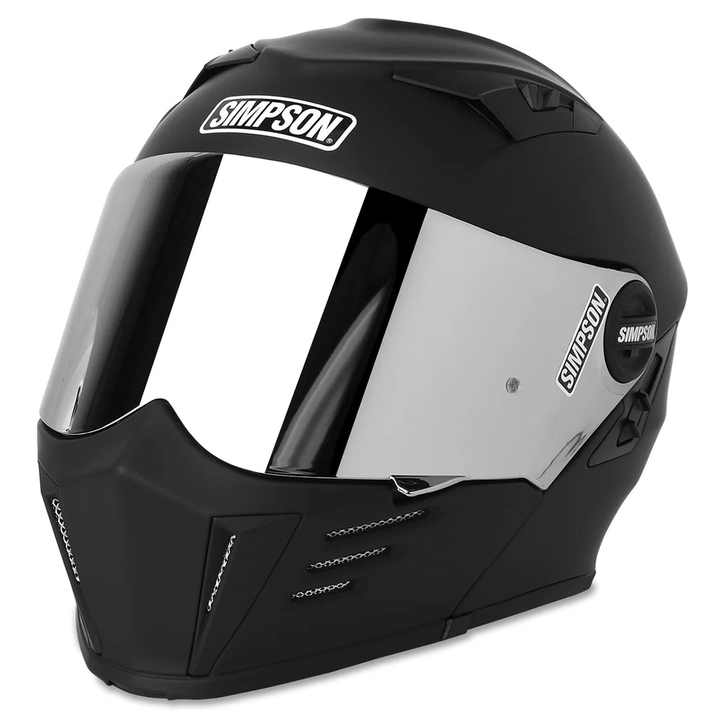 Simpson - Mod Bandit Matt Black Modular Helmet