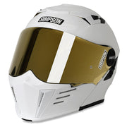 Simpson - Mod Bandit Gloss White Modular Helmet