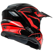 Nitro - MX710 Youth Shard 2 Red/Black Helmet