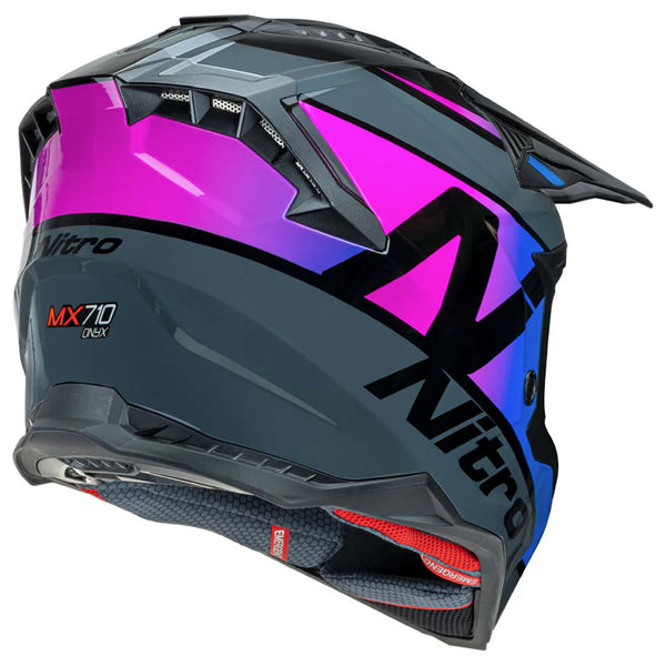Nitro - MX710 Purple/Pink MX Helmet
