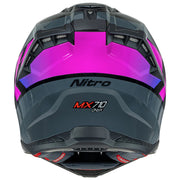 Nitro - MX710 Onyx Purple/Pink Helmet