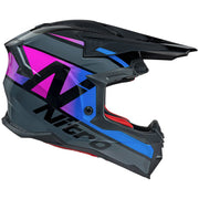 Nitro - MX710 Onyx Purple/Pink Helmet