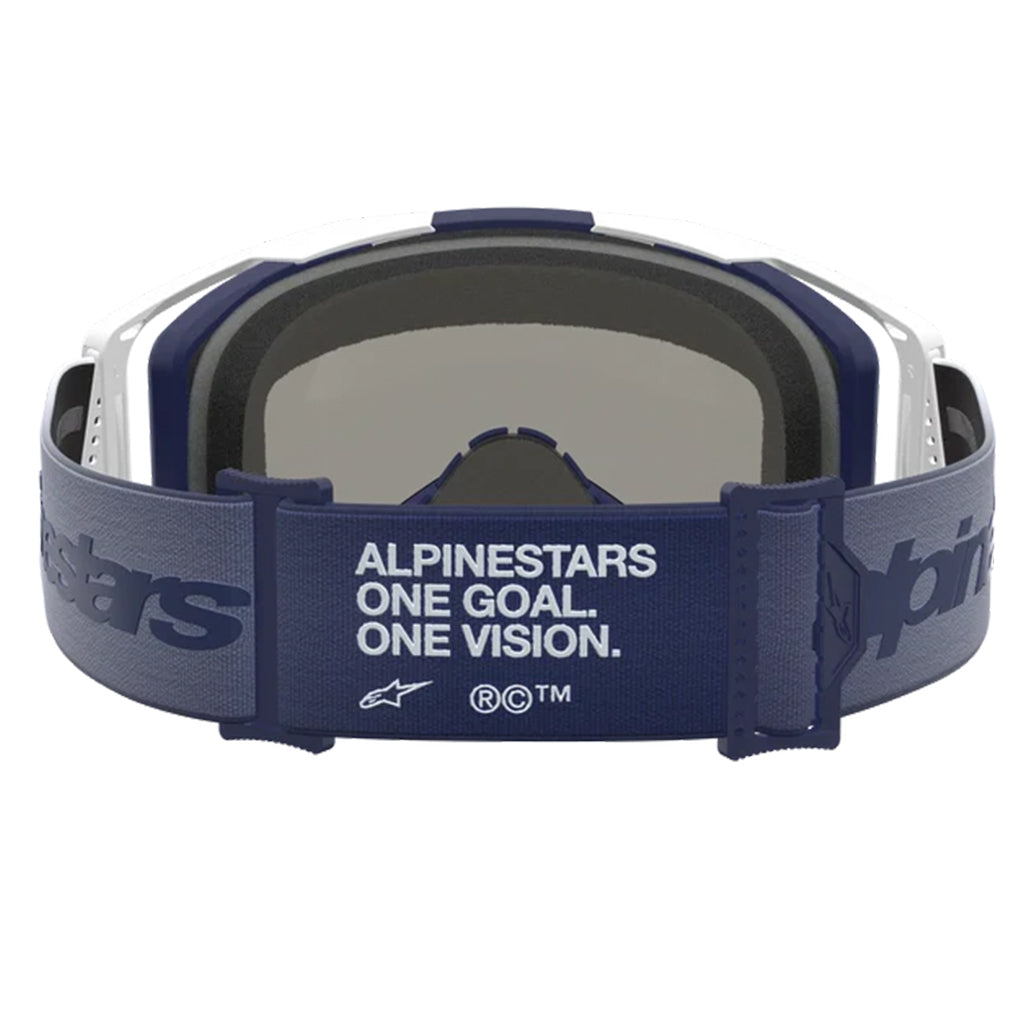 Alpinestars - Vision 8 Amber Navy/White Mirror Lens Goggle