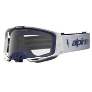 Alpinestars - Vision 8 Amber Navy/White Clear Lens Goggle