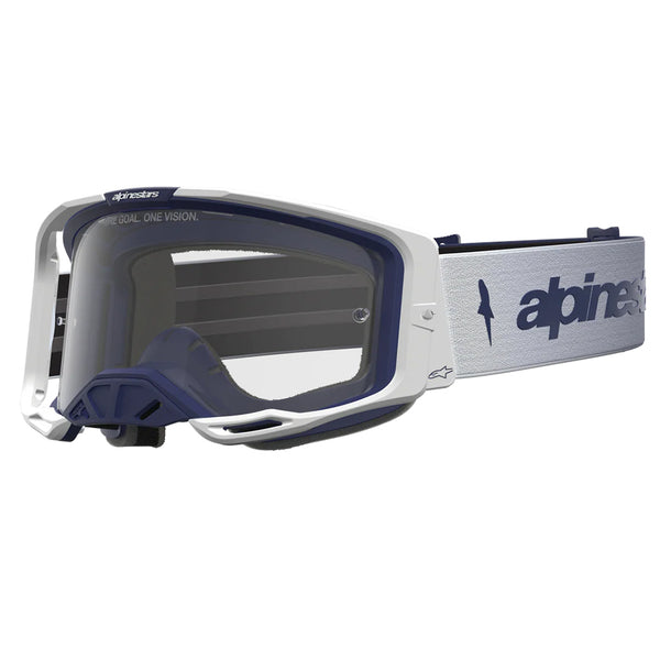 Alpinestars - Vision 8 Amber Navy/White Clear Lens Goggle