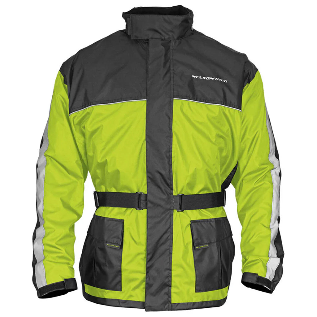 Nelson Rigg - Solo Storm Hi-viz Yellow/Black Storm Rain Jacket
