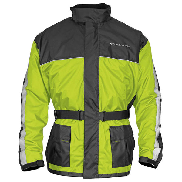 Nelson Rigg - Solo Storm Hi-viz Yellow/Black Storm Rain Jacket
