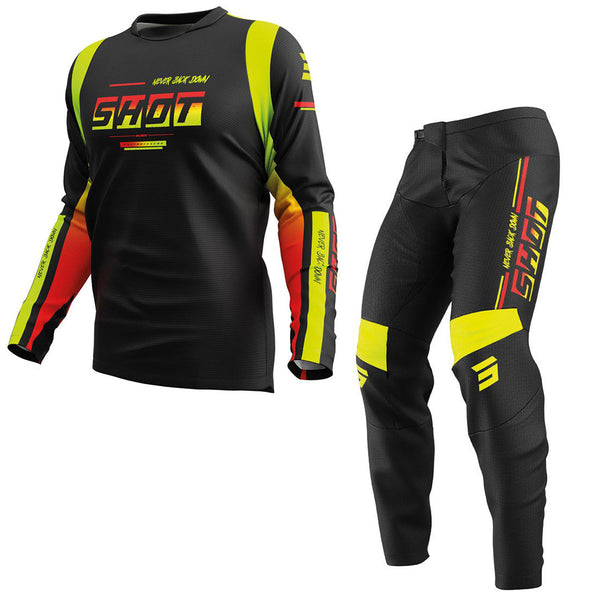 Shot - 2026 Devo Block Neon Yellow MX Combo