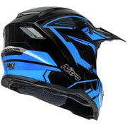 Nitro - MX710 Youth Shard 2 Blue/Black Helmet