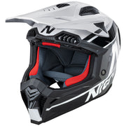 Nitro - MX710 Onyx White/Grey Helmet