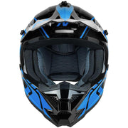 Nitro - MX710 Youth Shard 2 Blue/Black Helmet