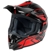 Nitro - MX710 Youth Shard 2 Red/Black Helmet