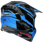 Nitro - MX710 Shard 2 Blue/Black Helmet