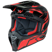 Nitro - MX710 Shard 2 Red/Black Helmet