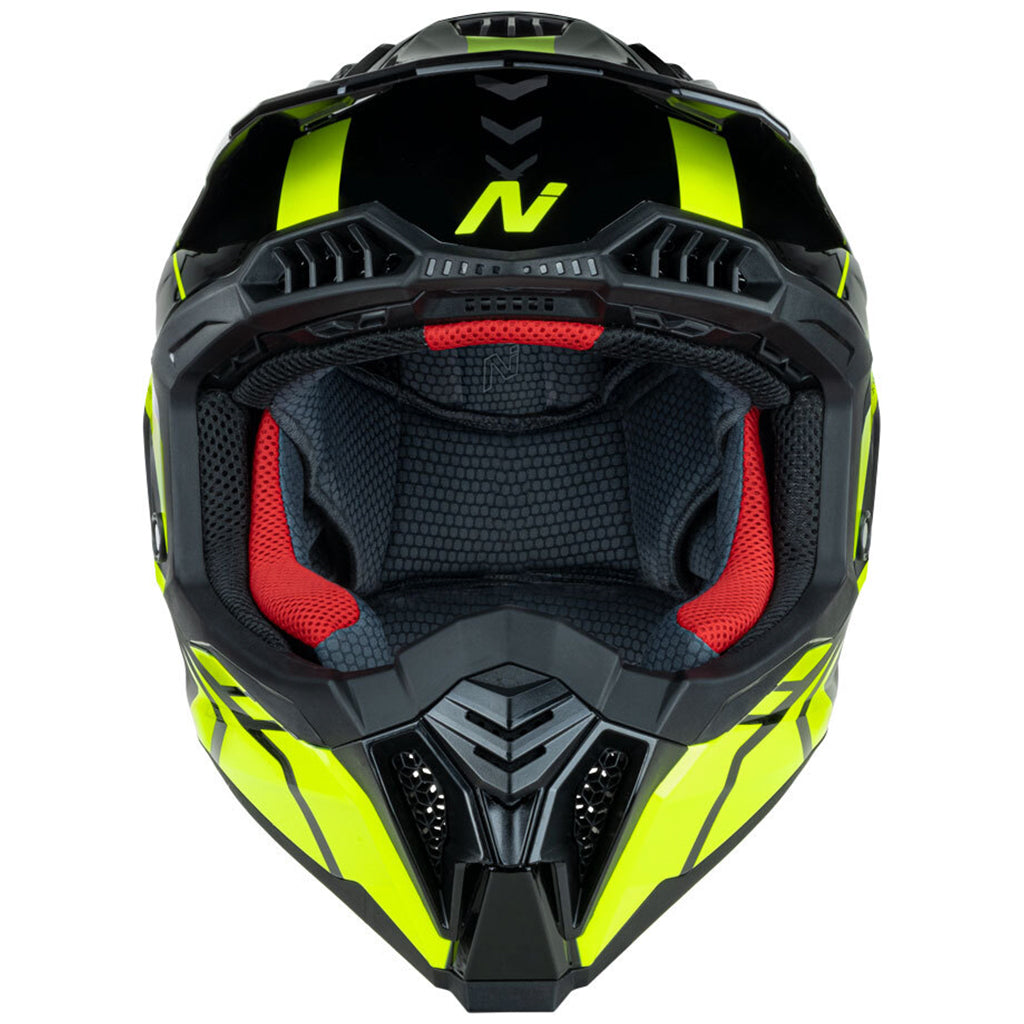 Nitro - MX710 Shard 2 Yellow/Black Helmet