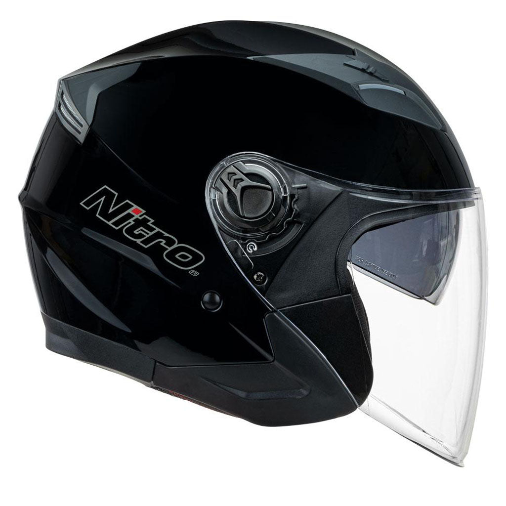 Nitro - X780S Gloss Black Open Face Helmet