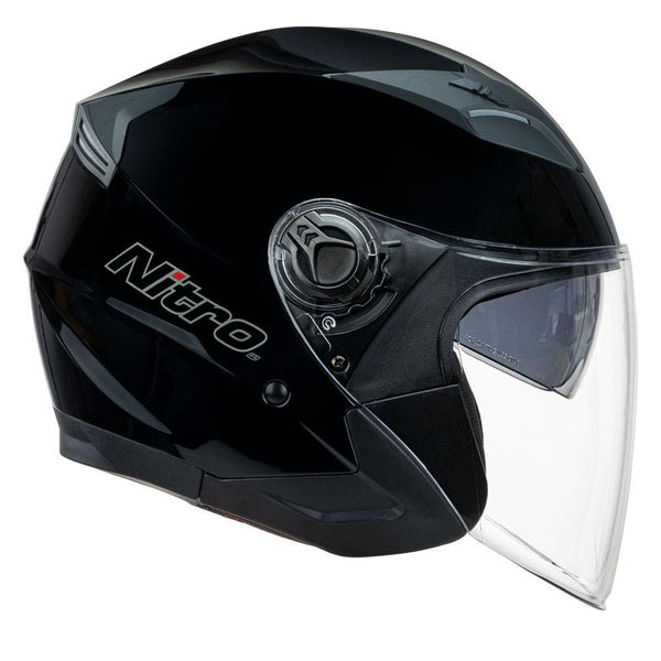 Nitro - X780S Gloss Black Open Face Helmet