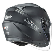 Nitro - X780S Satin Black Open Face Helmet