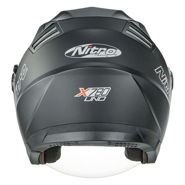 Nitro - X780S Satin Black Open Face Helmet