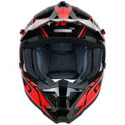 Nitro - MX710 Youth Shard 2 Red/Black Helmet