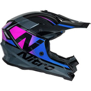 Nitro - MX710 Youth Onyx Purple/Pink Helmet