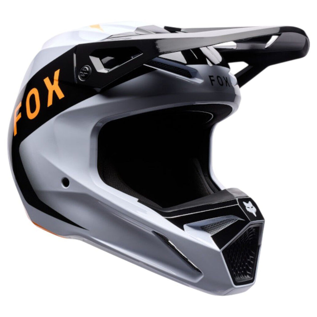 Fox - 2026 Youth V1 Noble Black/White Helmet