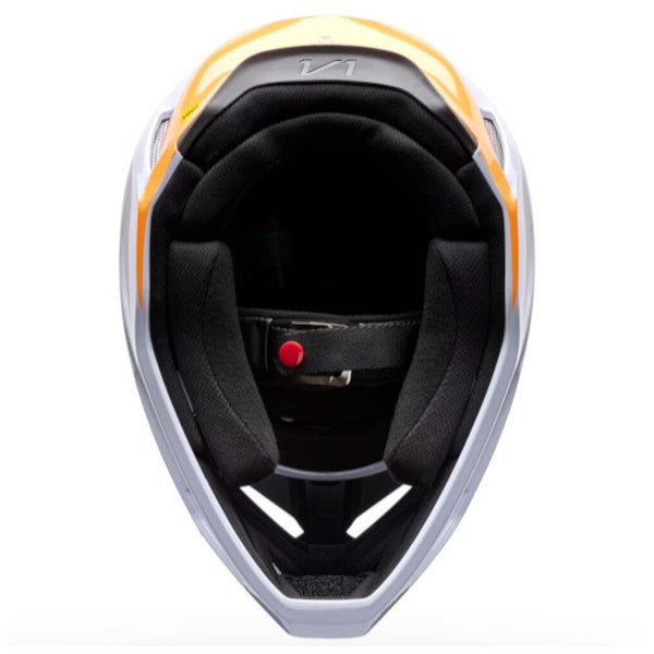 Fox - 2026 Youth V1 Noble Black/White Helmet