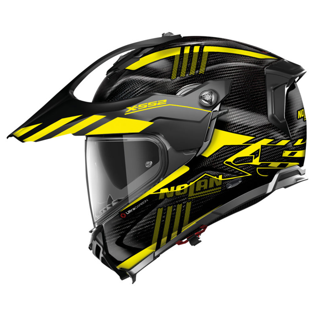 Nolan - X-552 UC Wingsuit Carbon/Yellow/Black Adventure Helmet
