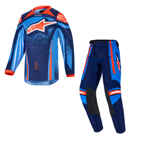 Alpinestars - 2026 Kids Racer Nomur Navy/Orange/Blue MX Combo