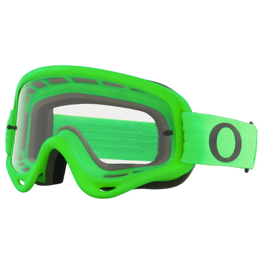 Oakley - O-Frame Moto Green Clear Lens Goggles