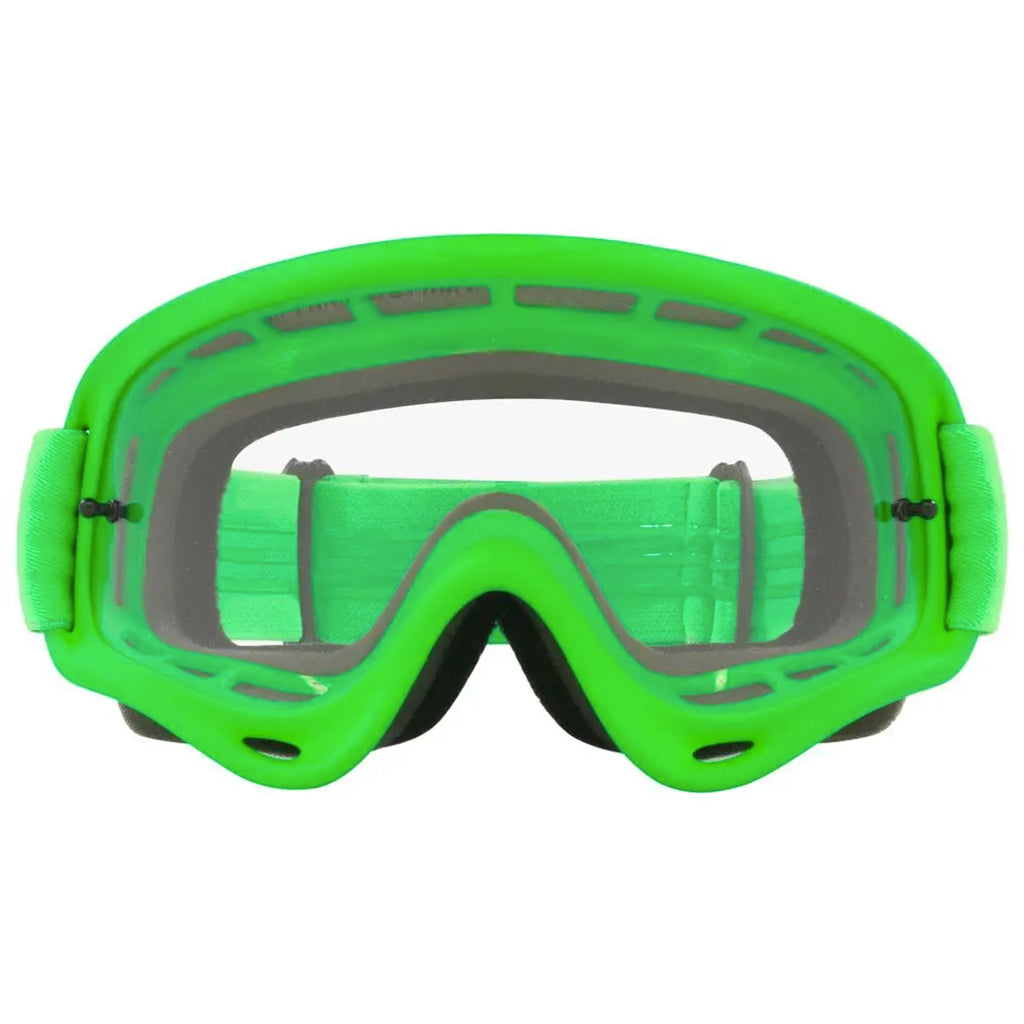 Oakley - O-Frame Moto Green Clear Lens Goggles