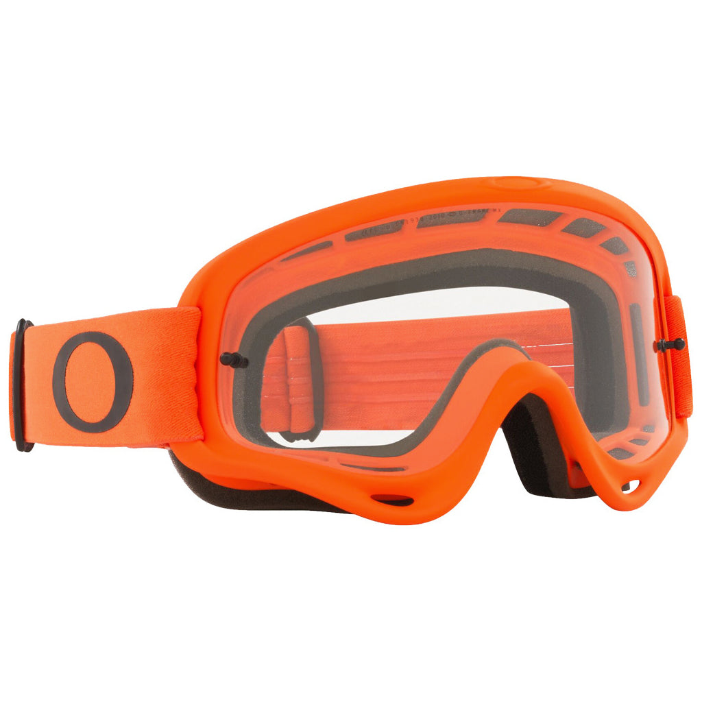 Oakley - O-Frame Moto Orange Clear Lens Goggles