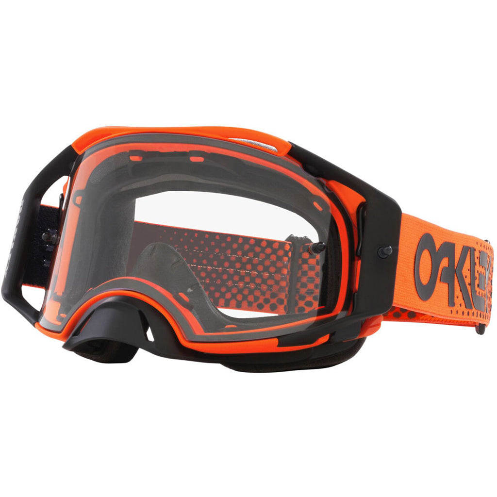 Oakley - Airbrake Moto B1B Orange/Black Clear Lens Goggles