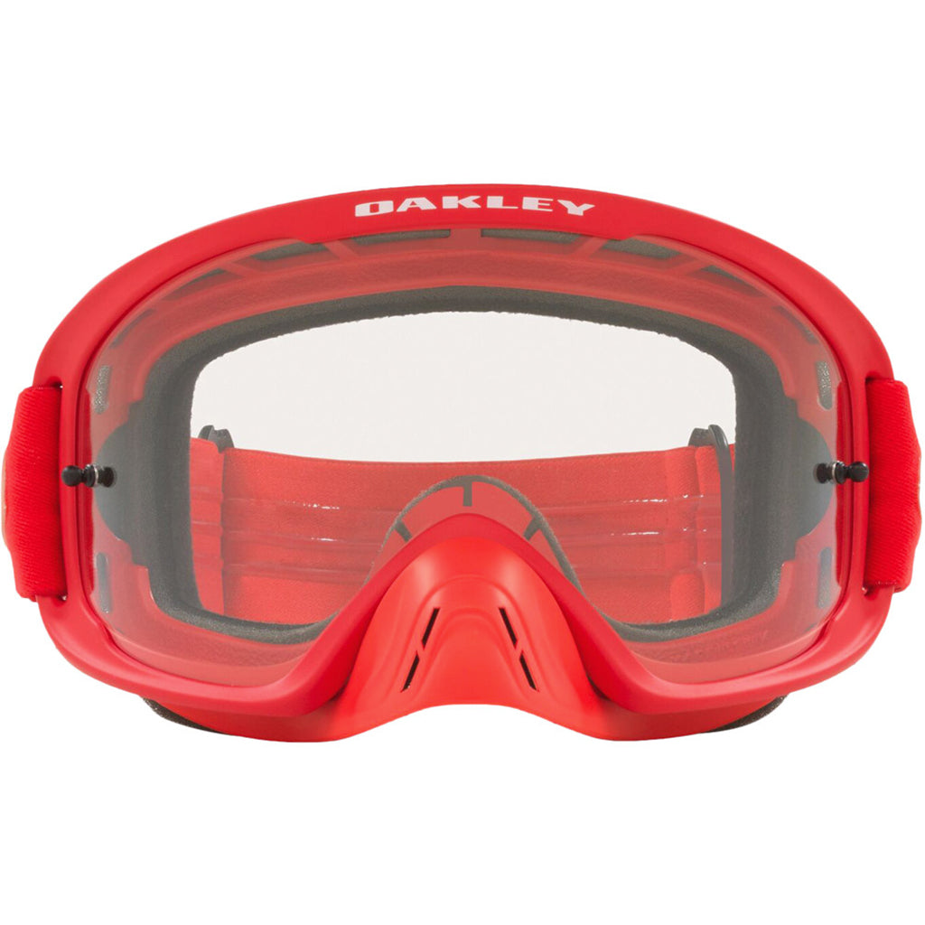 Oakley - O Frame 2.0 Pro Red W/ Clear Lens Goggles