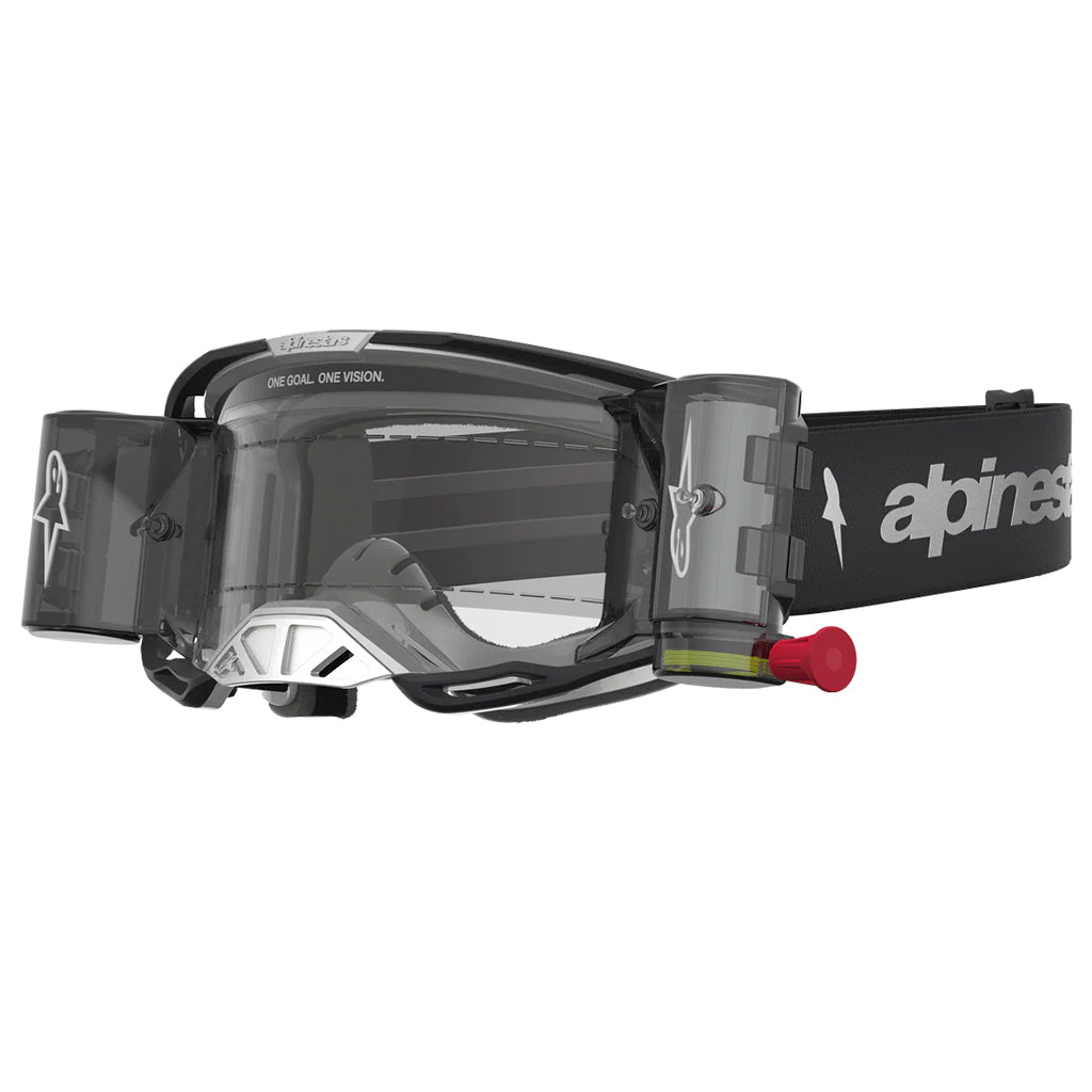 Alpinestars - Vision 8 Amber Black/Silver Roll Off Goggle