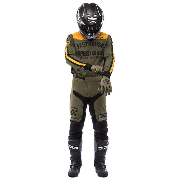 Fasthouse - Sanguaro Petrol Olive/Vintage Gold MX Combo